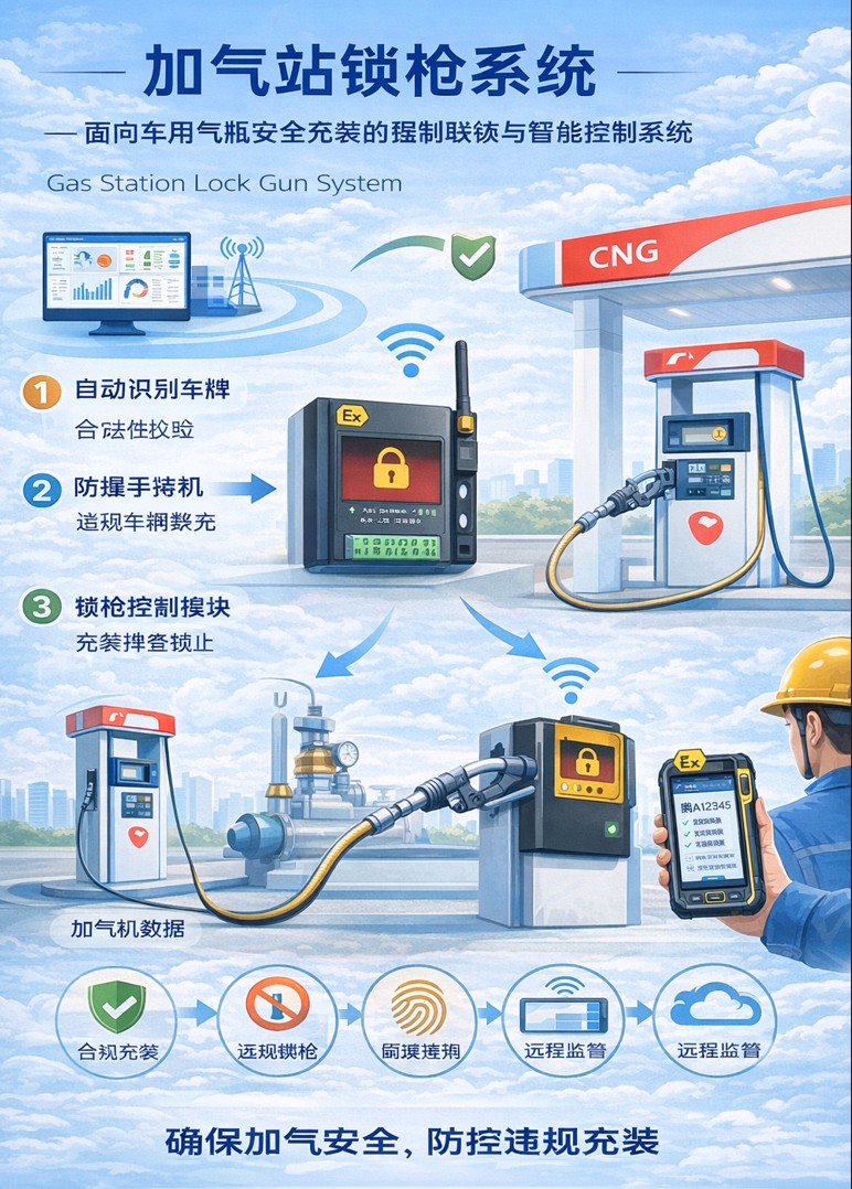 加气站锁枪系统